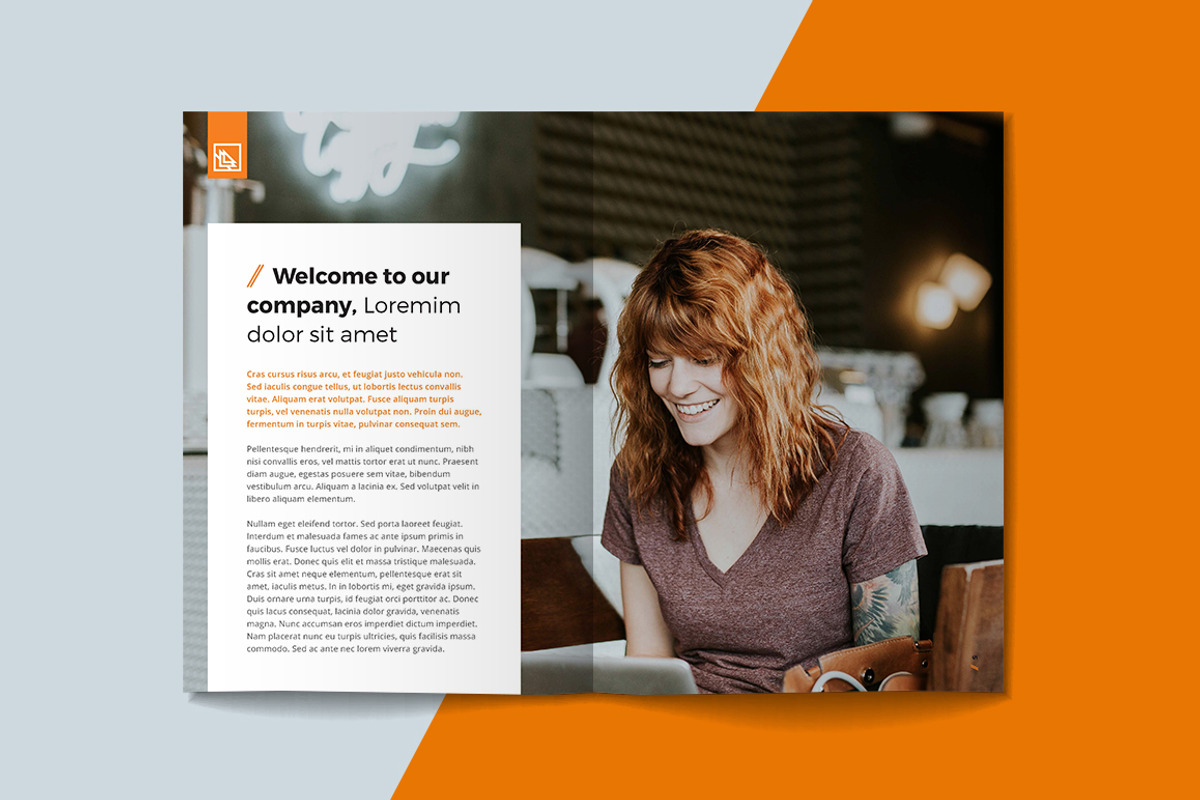 Company brochure template, a Brochure Template by RWstudio (Photo 3 of 5)