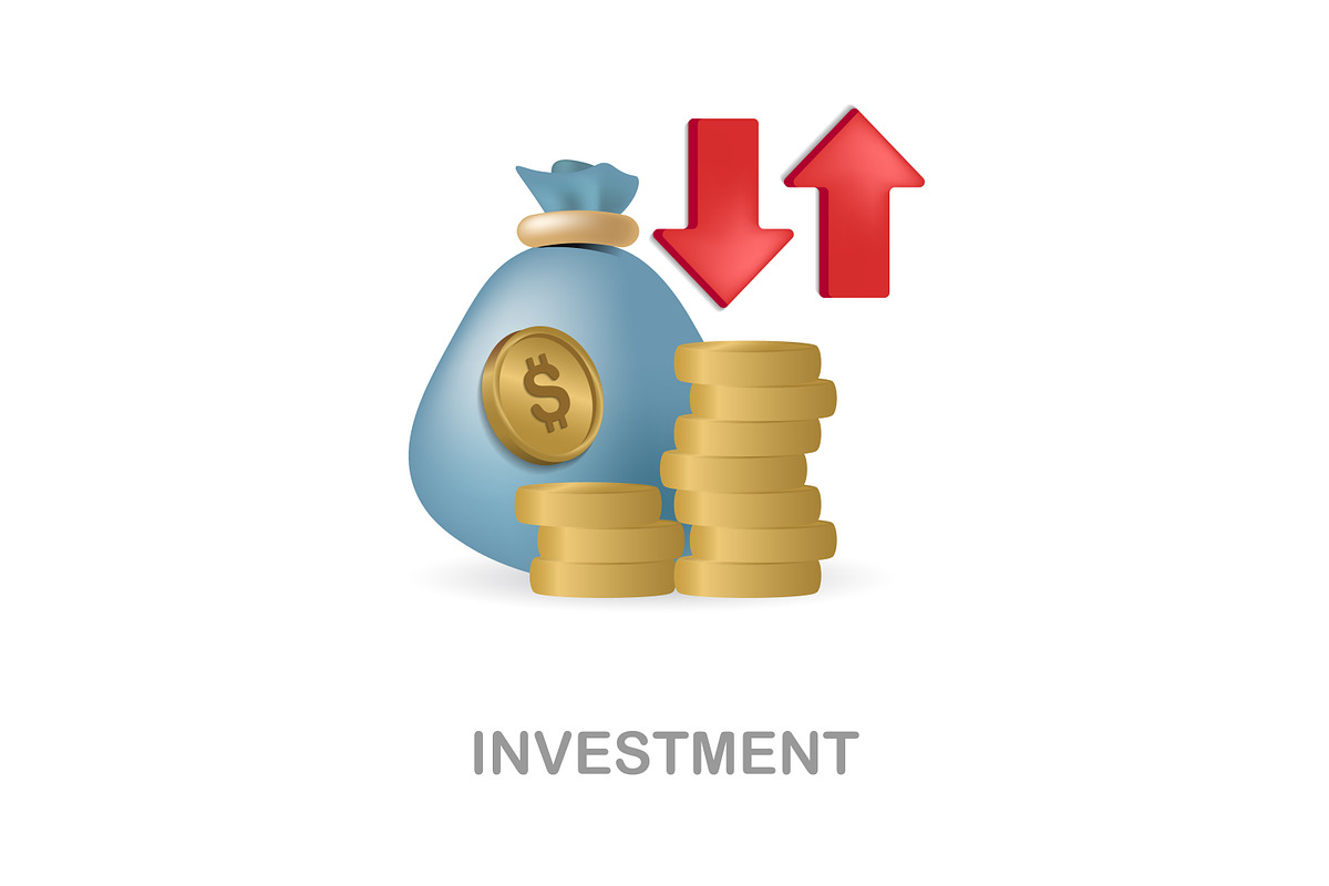 Investment 3D Icons Set Bundle, an Object Graphic by Aimagenarium@gmail.com (Photo 21 of 21)