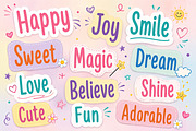 Cheerful Letters, a Handwritten Font by Wow Magic (Thumbnail 3 of 4)