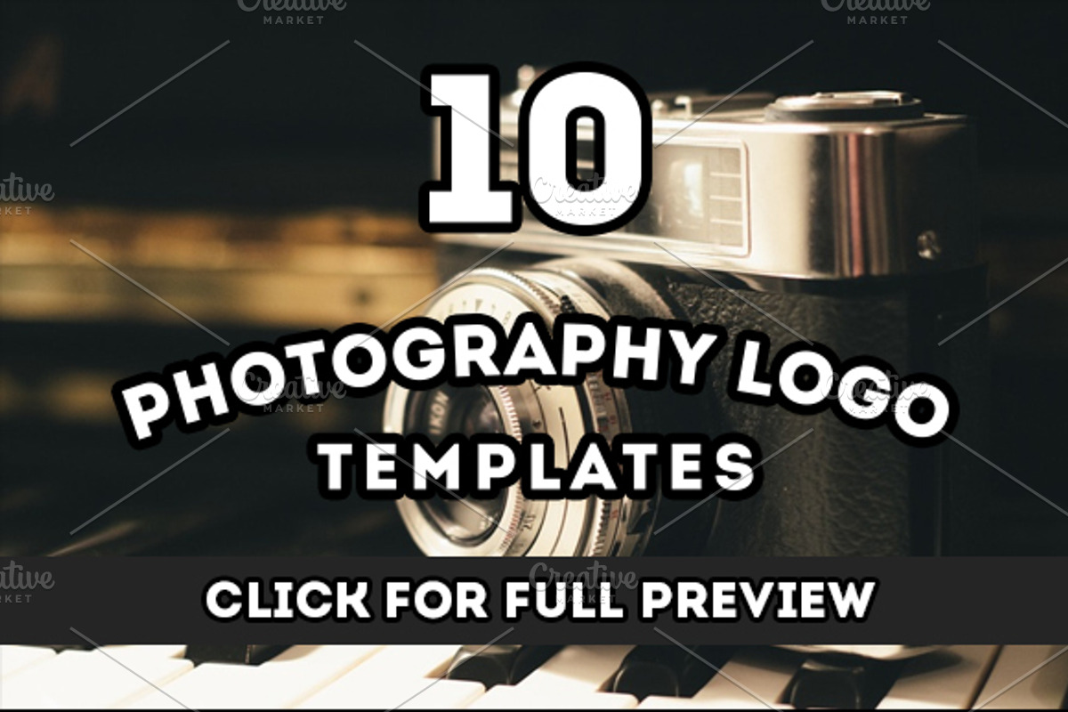 10 Photography Logo Templates, a Branding & Logo Template by Pulp Creative Studios (Photo 2 of 6)