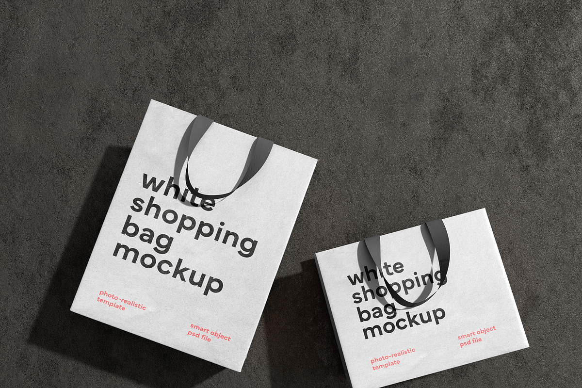 Shopping Bag Mockups, a Packaging Mockup by Graphicsfuel (Photo 10 of 21)