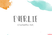Everlie Handwritten Font, a Sans Serif Font by Sweet Little Muse (Thumbnail 1 of 3)