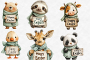 Easter Animals Clipart, an Illustration by Designworld (Thumbnail 6 of 6)