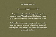 The Maple Shore – Font Duo, a Script Font by Creacy Studio (Thumbnail 3 of 8)