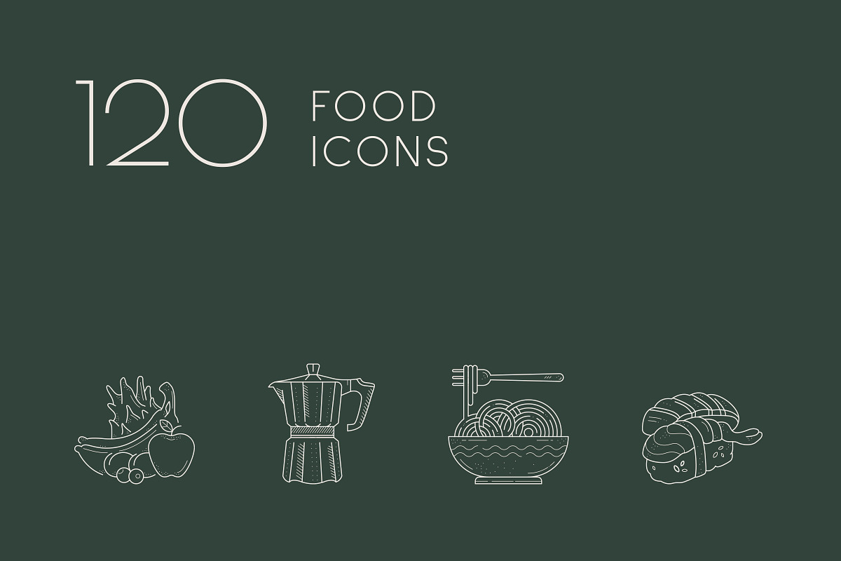 Food Logo Kit, a Branding & Logo Template by iStar Design (Photo 4 of 23)