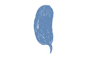 Crayon doodle speech bubble set, an Object Graphic by Elena Pimukova (Thumbnail 4 of 15)