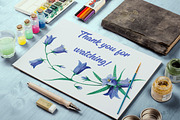 Set of watercolor wild flowers, a Work Illustration by Darka_Podarka (Thumbnail 7 of 7)