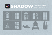 95 Shadows for PROCREATE, a Brush Add-On by Graphics Resources (Thumbnail 4 of 13)