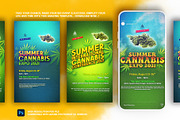 Summer Cannabis Expo Instagram Post, a Social Media Template by The Design For Co. (Thumbnail 5 of 5)