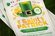 Saint Patrick Flyer Template, a Flyer Template by Briell Design (Thumbnail 2 of 2)