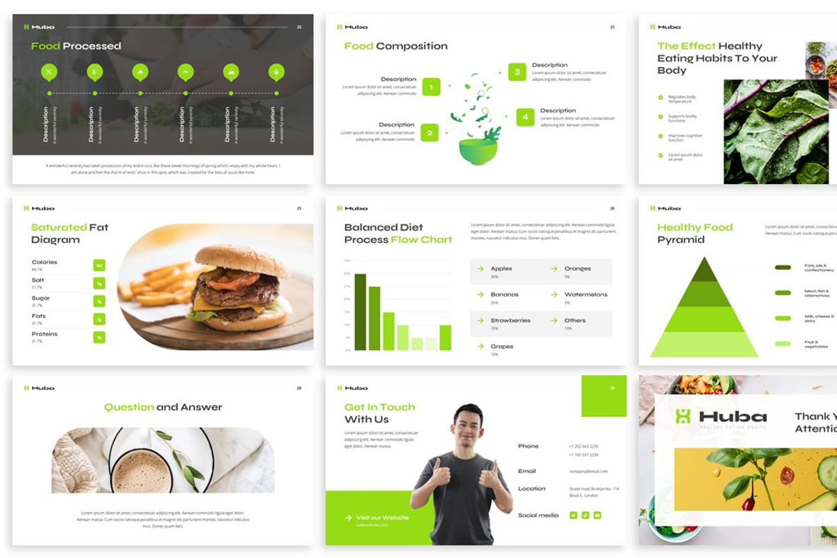 Huba - Vegetable Keynote Template, a Presentation Template by SlideFactory (Photo 4 of 4)
