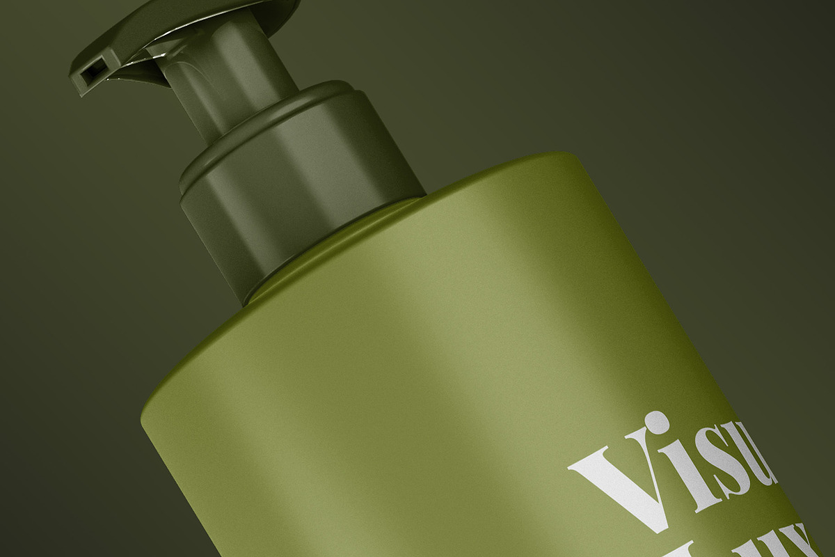 Cosmetic Pump Bottle Mockup 5 Views, a Cups & Container Mockup by Illusiongraphic (Photo 20 of 22)