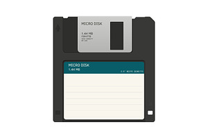 Floppy disk 3 point 5 inch