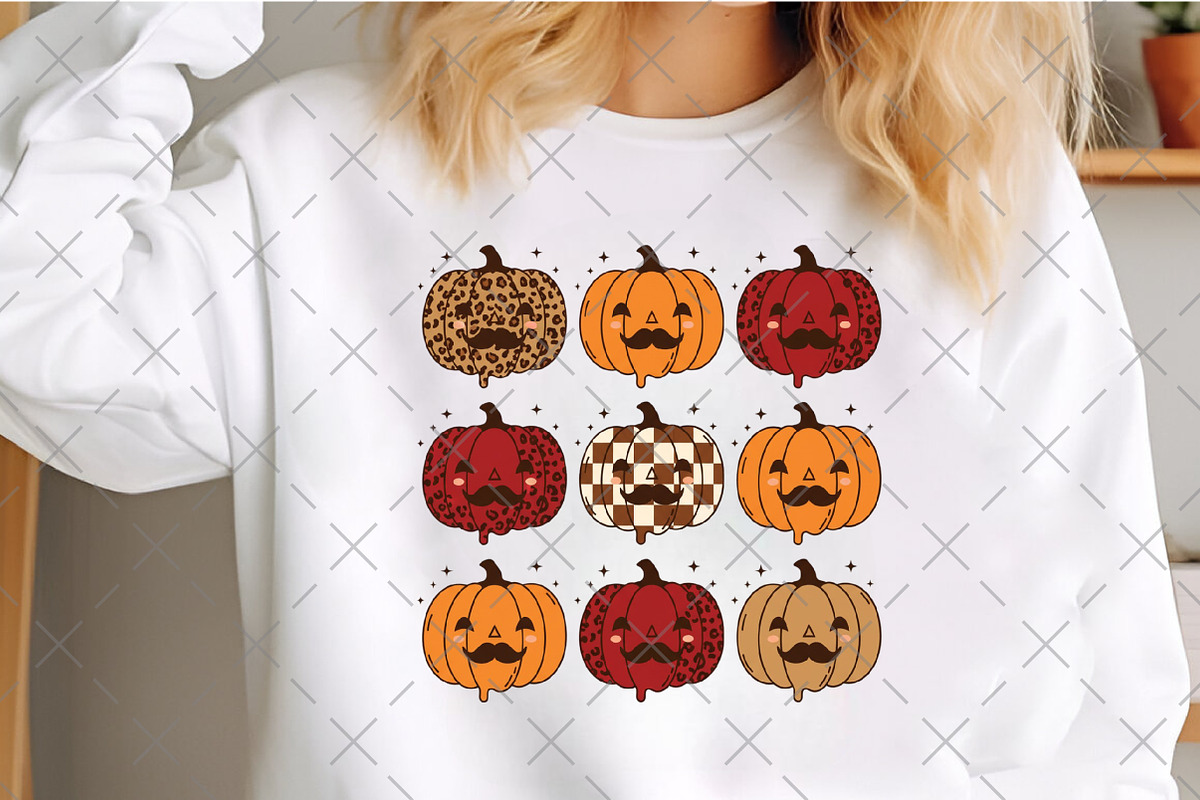 Halloween Funny Pumpkin PNG, an Illustration by Craft Nest (Photo 3 of 6)
