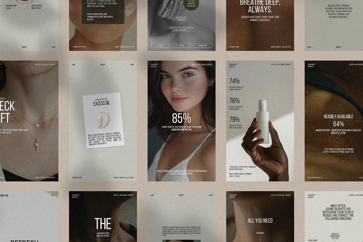 Skincare Canva Stories for Beauty preview 6