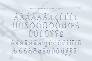 Merry Winter Christmas Display Font