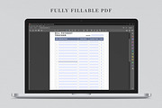 Monthly Bill Tracker Payment Planner, a Brochure Template by Niofix (Thumbnail 5 of 5)