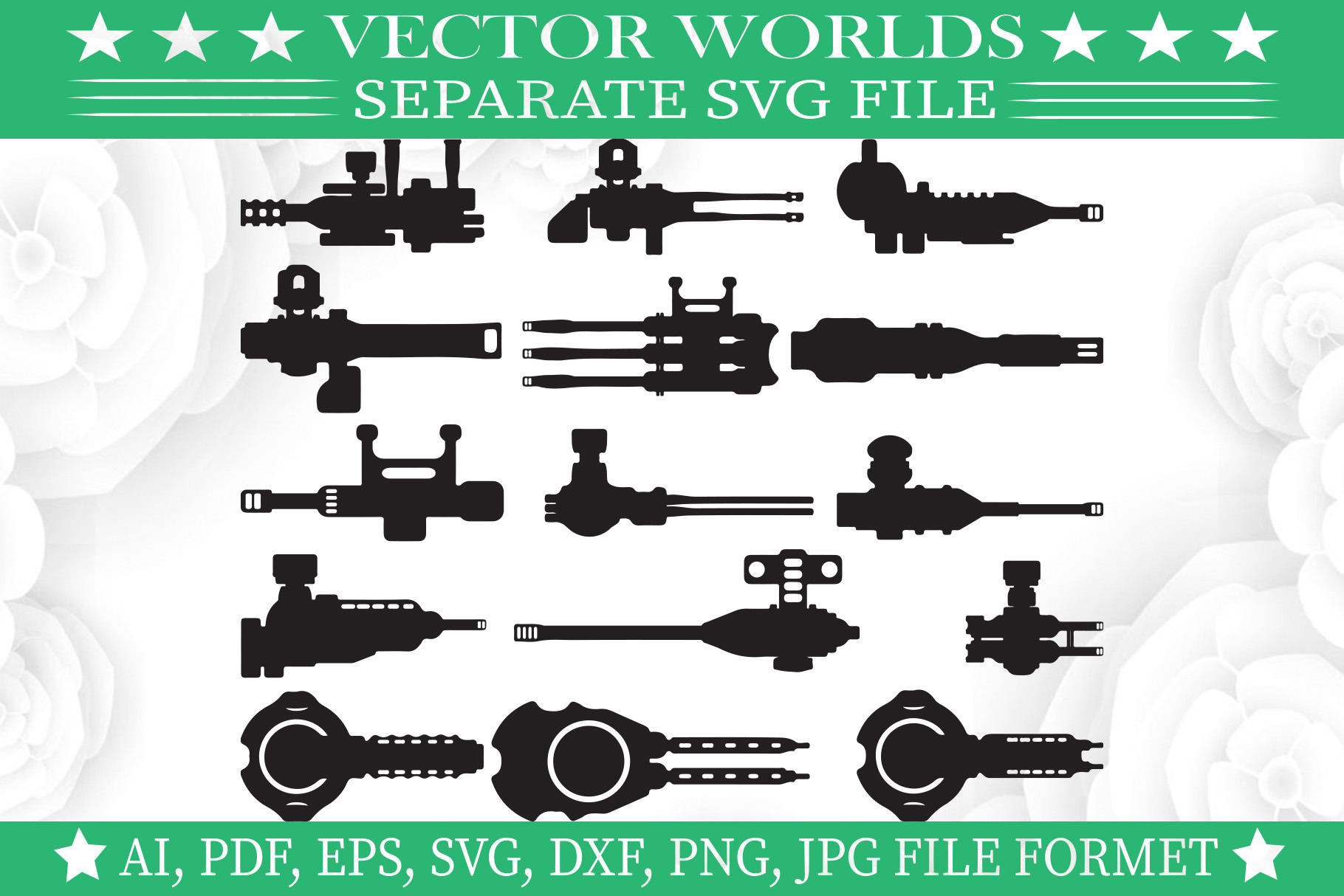 Spaceship Weapons Svg, Weapon Svg, an Object Graphic by VectorWorlds ...