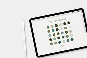 Procreate Color Palette - Monstera