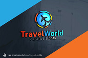 World Travel Logo Template, a Branding & Logo Template by Avartde Creative (Thumbnail 1 of 3)