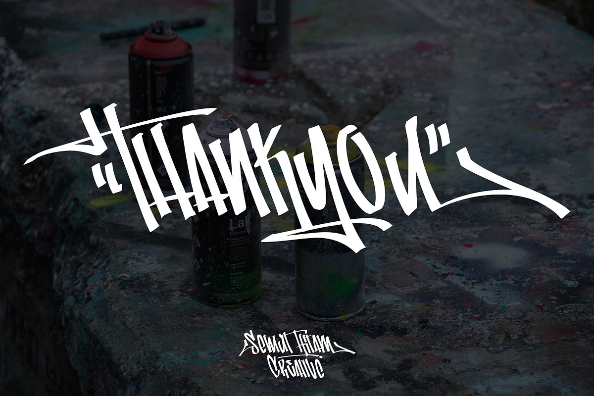 Street Wars - Graffiti Fonts, a Blackletter Font by SemutHitam Creative (Photo 13 of 13)