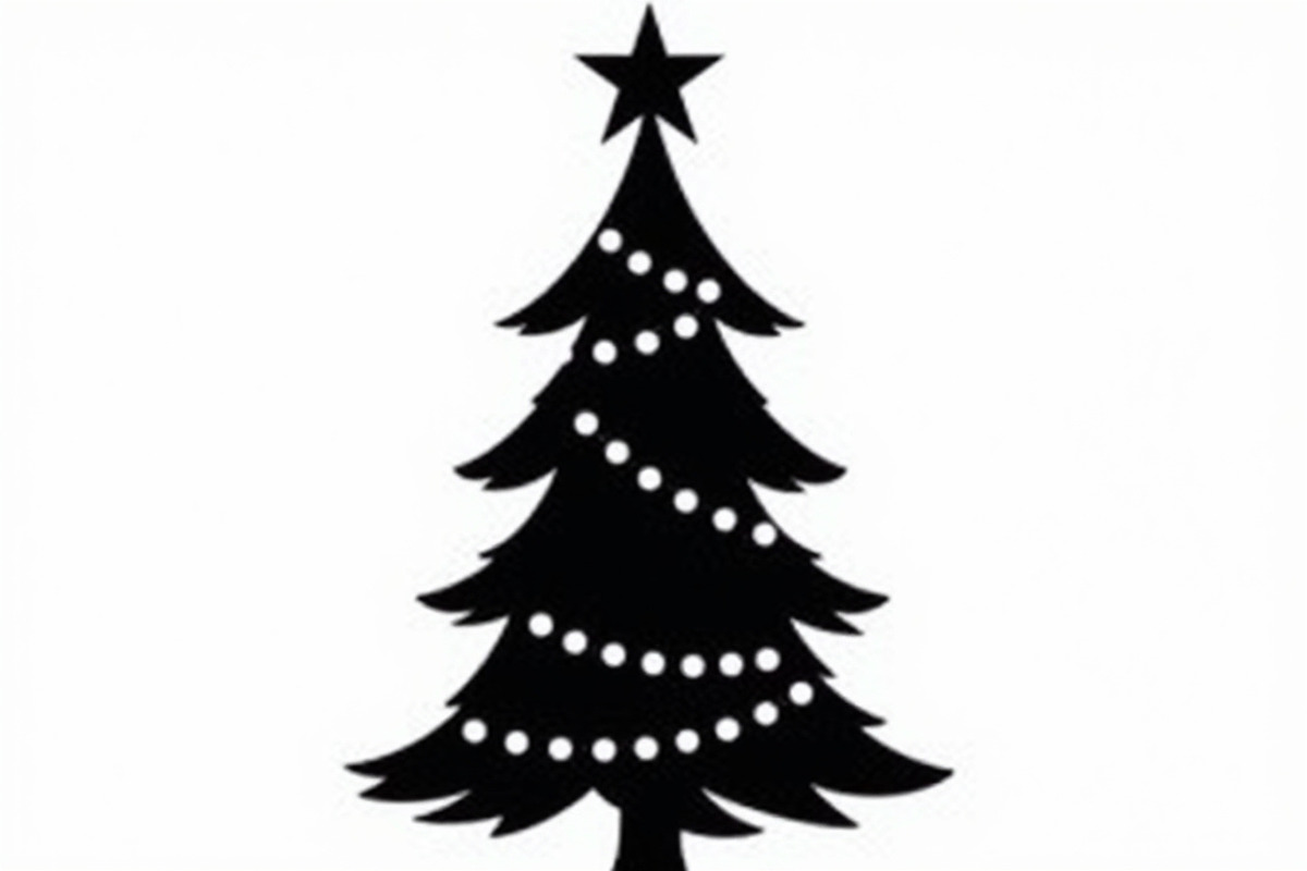 Cozy Holiday Tree Silhouette Designs, an Illustration by Gaye Art (Photo 16 of 21)