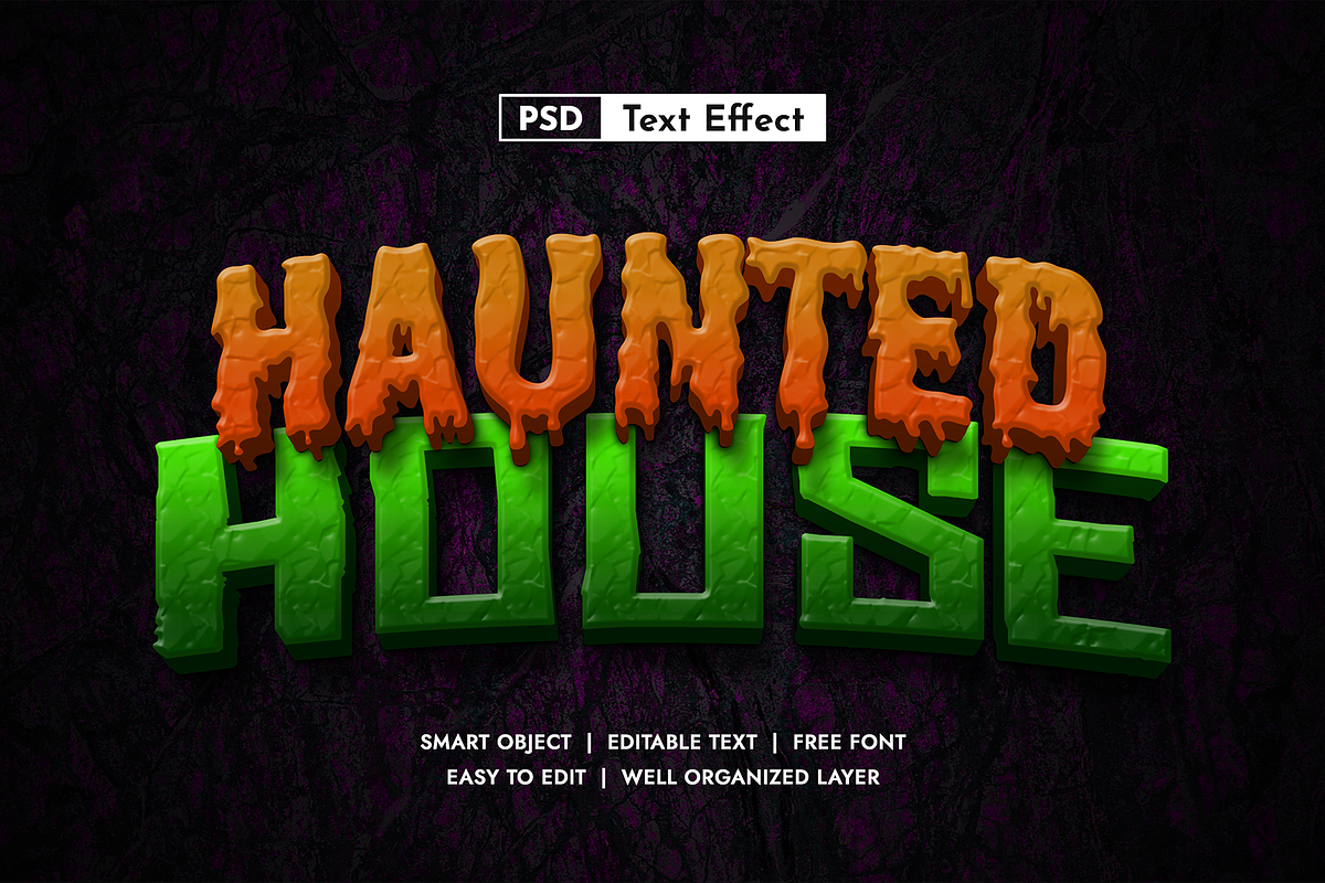 Set of Horror Text Effect Vol 2, a Layer Style Add-On by AKart (Photo 7 of 11)