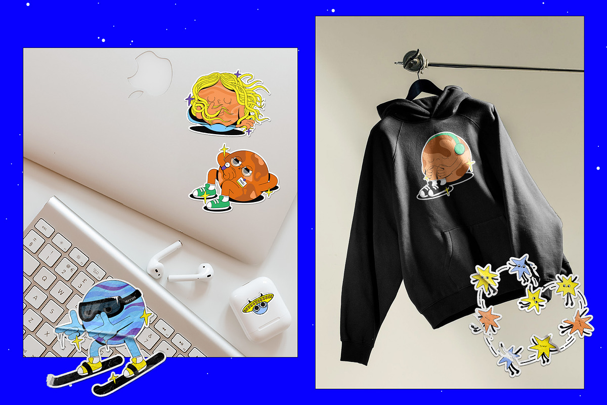 Suspicious Space: illustrations set, an Illustration by marmarina (Photo 10 of 10)