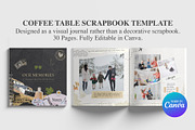 Coffee Table Scrapbook Template, a Magazine Template by Oshin Design (Thumbnail 1 of 8)
