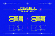 NCL RABEGS - Cyberpunk Font, a Sans Serif Font by Enxyclo Studio (Thumbnail 7 of 12)