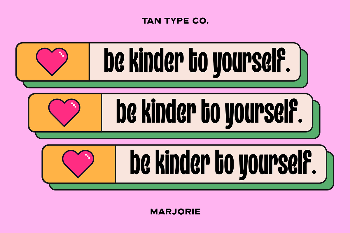 TAN - MARJORIE, a Font by TanType (Photo 5 of 11)