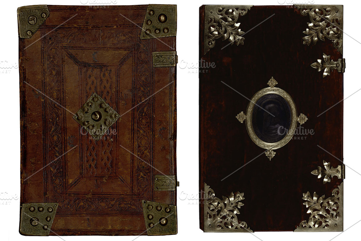 Medieval Book Covers, a Texture Graphic by Blue Line Design (Photo 3 of 23)
