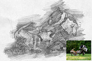 Pencil Sketch Photoshop Action, an Action Add-On by AndriyFM (Thumbnail 10 of 15)