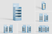 Product Rack Stand Mockup, a Product Mockup by tiyasprabawa (Thumbnail 1 of 4)