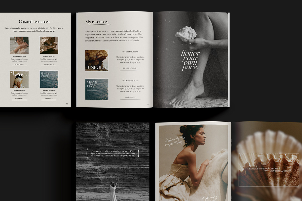 Editorial Ebook Templates for Canva, a Magazine Template by Wildnun Studio (Photo 11 of 18)