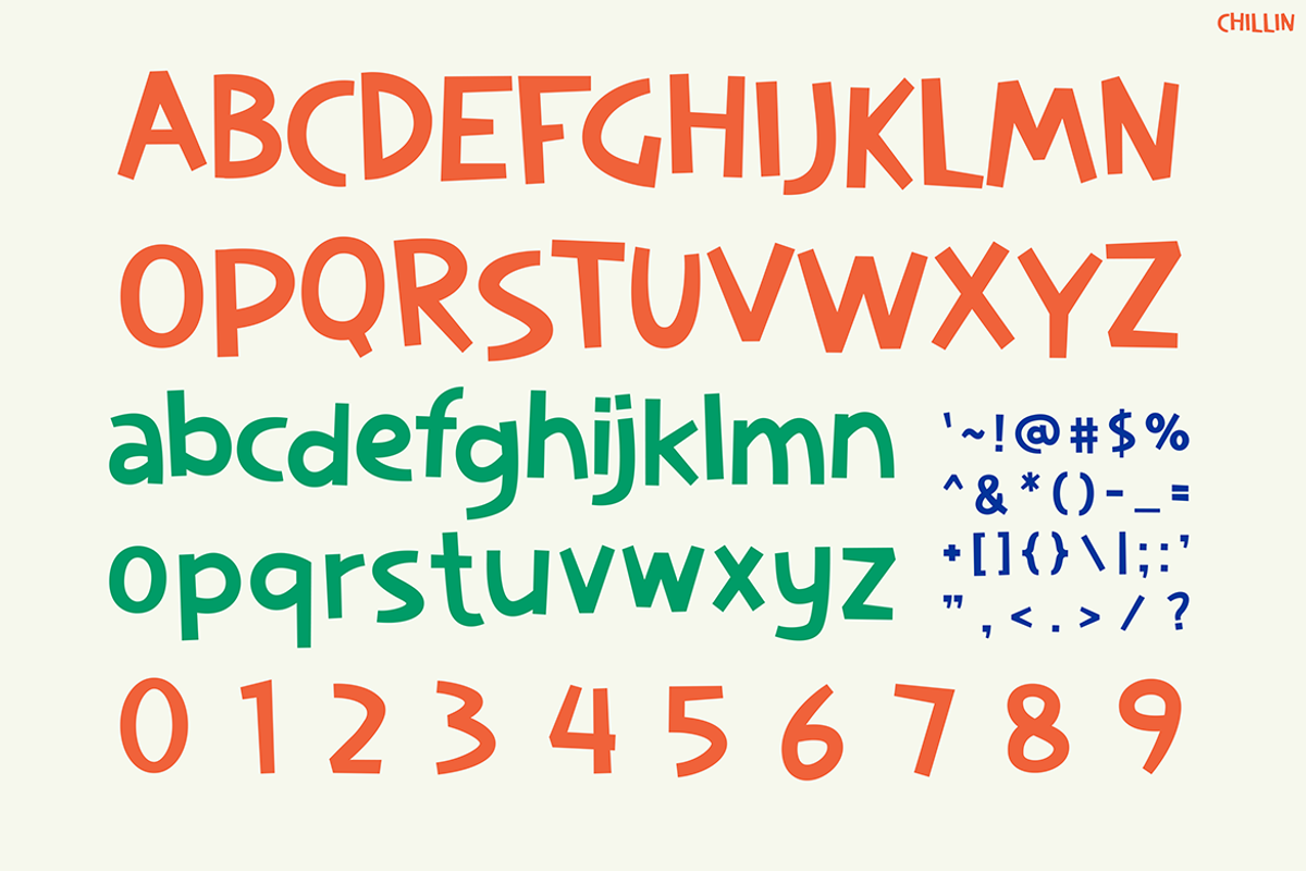 Chillin, a Font by Pinisi ART (Photo 2 of 10)