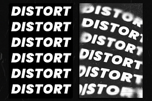 Distorted Text Effect Vol. 03