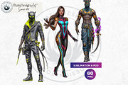 Arcade Gaming Character Cliparts, a Person Illustration by ThatsDesignArt (Thumbnail 10 of 10)