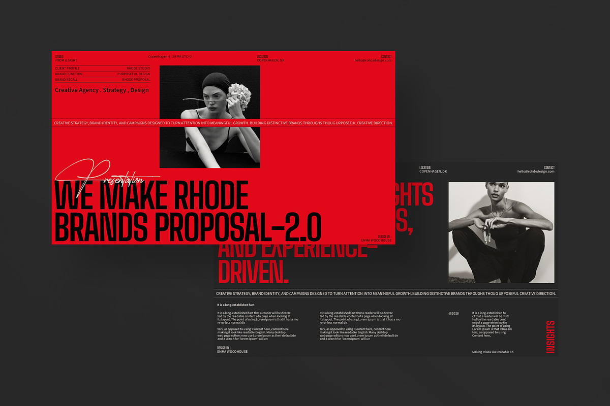 RHODE | Brand Proposal Presentation, a Presentation Template by CreativexGenius (Photo 7 of 10)