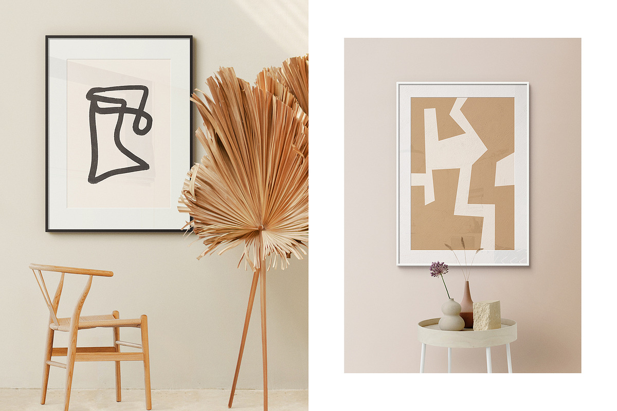 Trendy Frame Mockup Template Bundle, a Product Mockup by FoundImages (Photo 10 of 25)