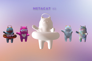 MetaCats 3D Models Procreate Brushes