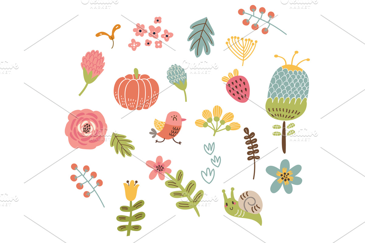 HEDGEHOGS. Cute vector set, an Animal Illustration by Anna Guz's Store (Photo 5 of 5)