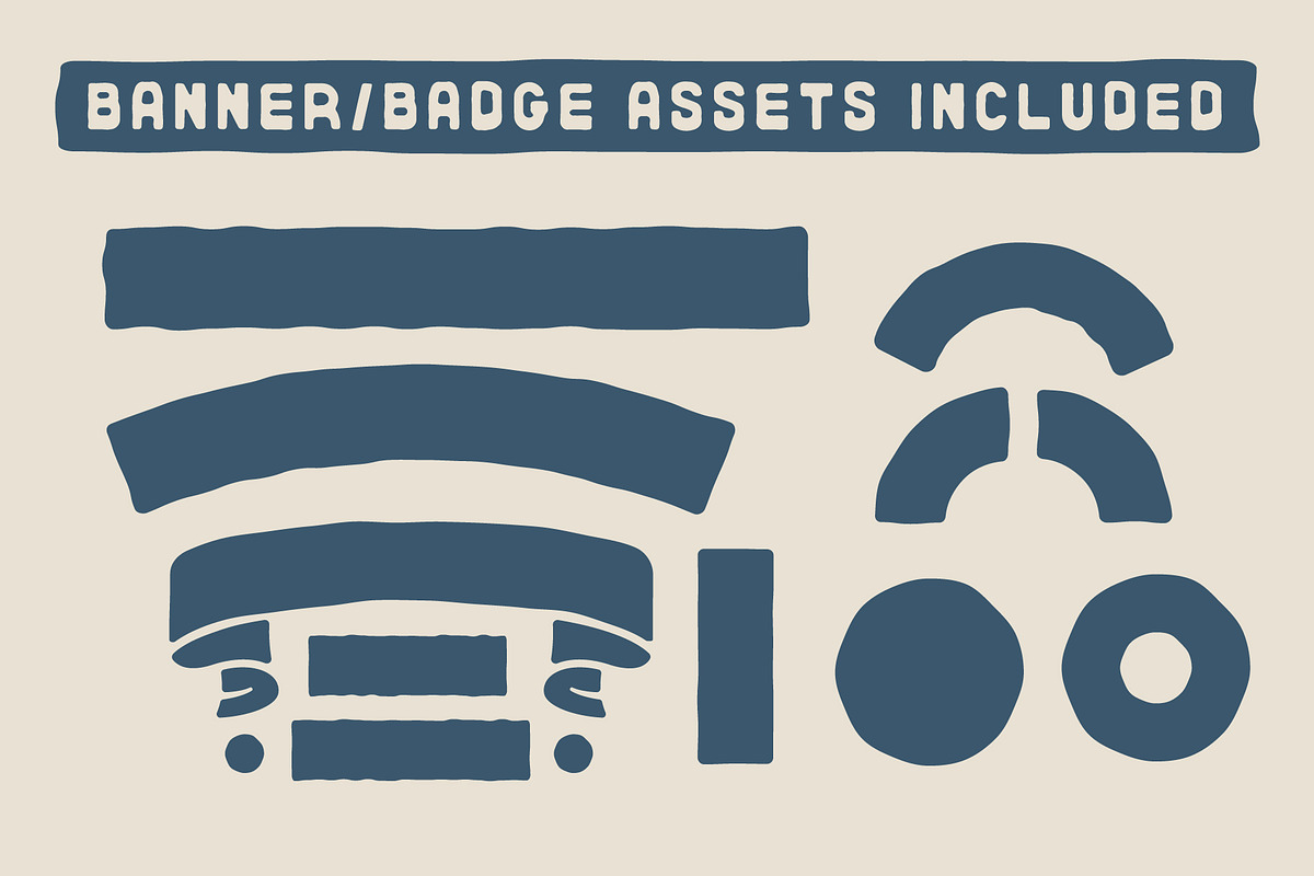 Santa Rosa Typeface Bundle, a Sans Serif Font by NienowBrand (Photo 6 of 9)