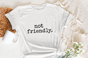 Not Friendly PNG, Digital Download,, an Illustration by SharpMarketplace (Thumbnail 7 of 9)