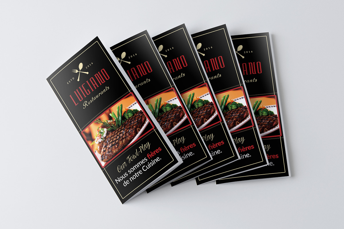 Restaurant Food Menu Trifold, a Brochure Template by AfzaalGraphics (Photo 2 of 4)