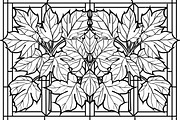 Decorative Botanical Leaf Panel, an Illustration by Designs_River (Thumbnail 6 of 10)