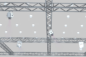 Big Square Truss-Stage Lights