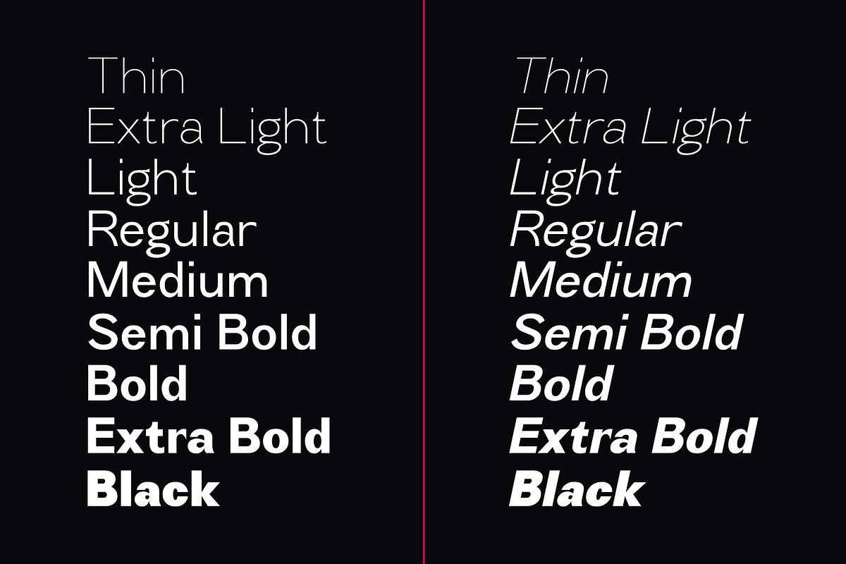 Richta – Premium Sans Serif Family, a Sans Serif Font by Sealoung (Photo 5 of 10)