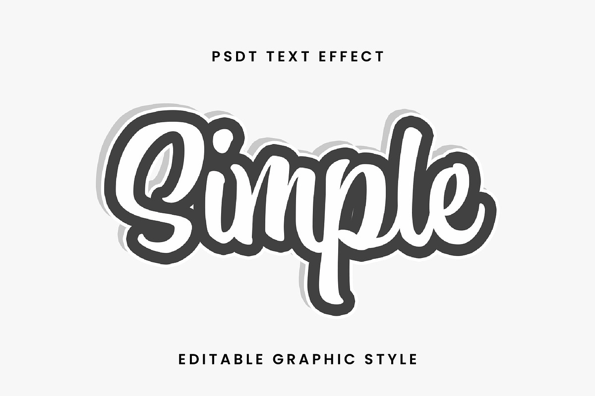Script Shadow 3D Text Effect