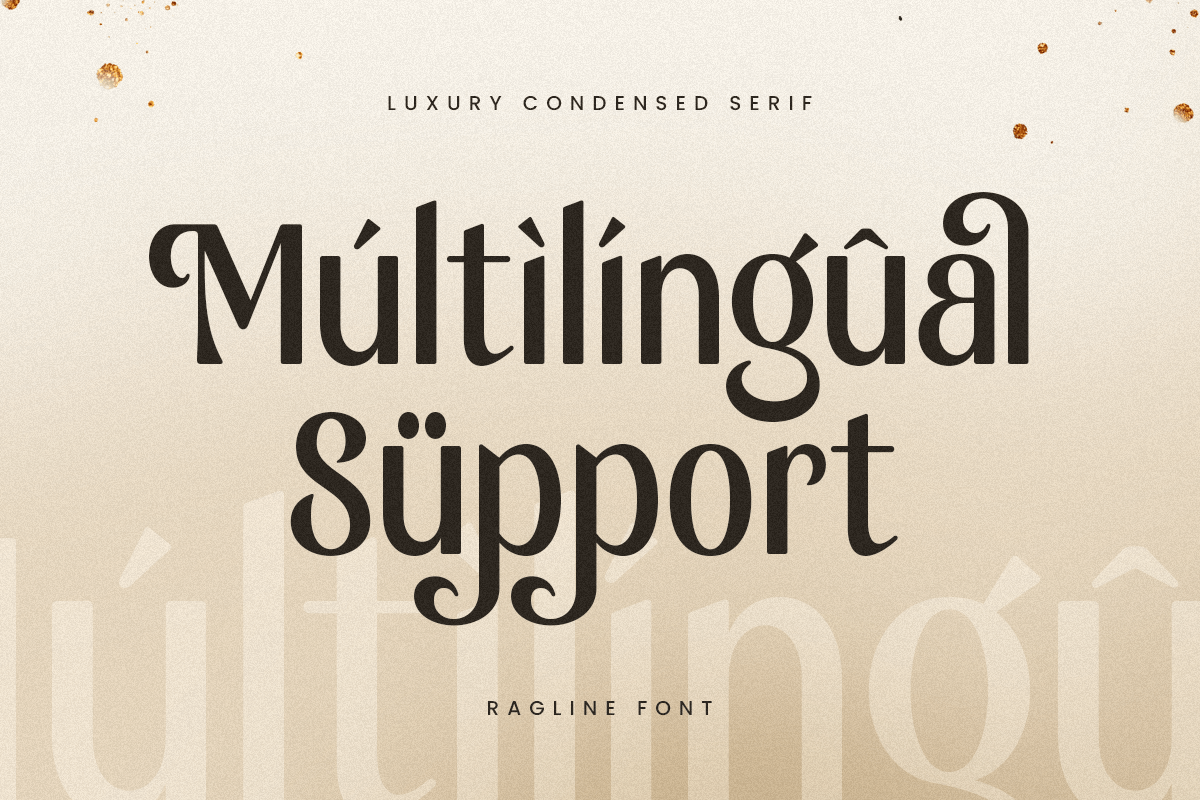 Ragline - Luxury Condensed Font, a Sans Serif Font by Sensatype (Photo 13 of 13)